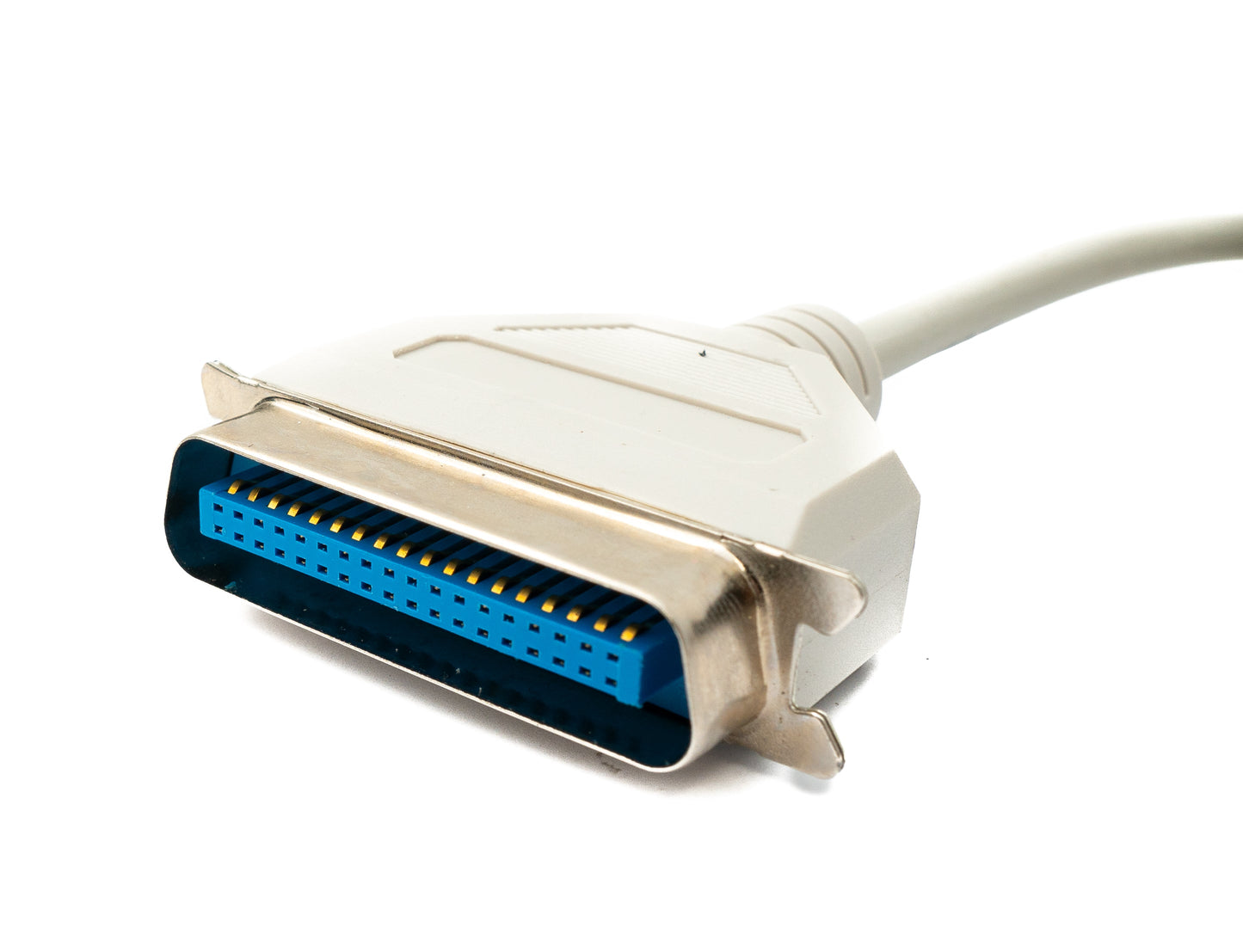 SYSTEM-S D Sub Kabel 10 m 25 Pin Stecker zu 36 Pin Buchse DB25 CN36 in Grau