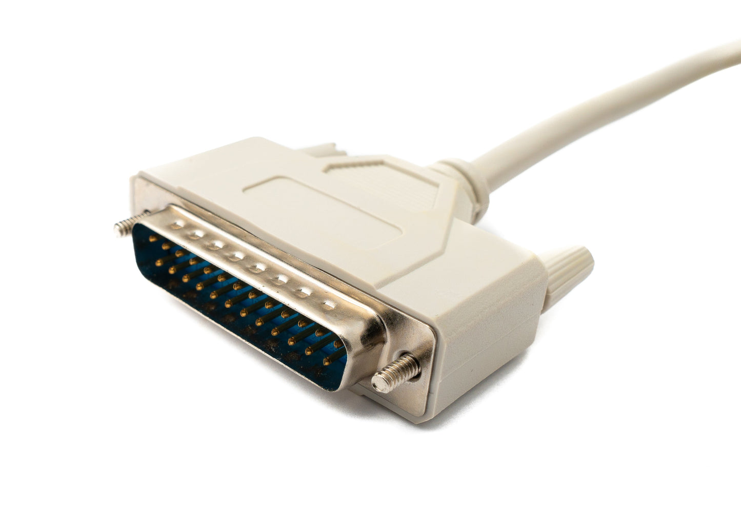 SYSTEM-S D Sub Kabel 3 m 25 Pin Stecker zu Stecker RS530 in Grau
