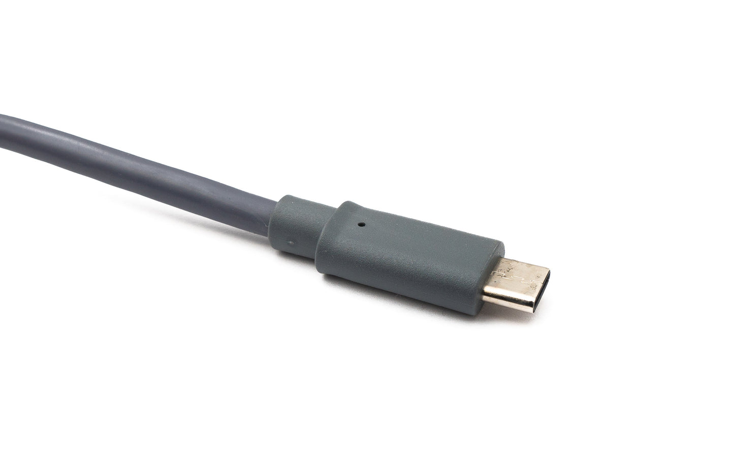 SYSTEM-S USB 3.1 Typ C Kabel 5 m Stecker zu 2.0 Typ B Stecker in Grau