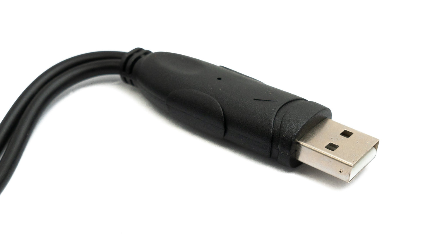 SYSTEM-S PS/2 Y Kabel 15 cm 2x Buchse zu USB 2.0 Typ A Stecker in Schwarz