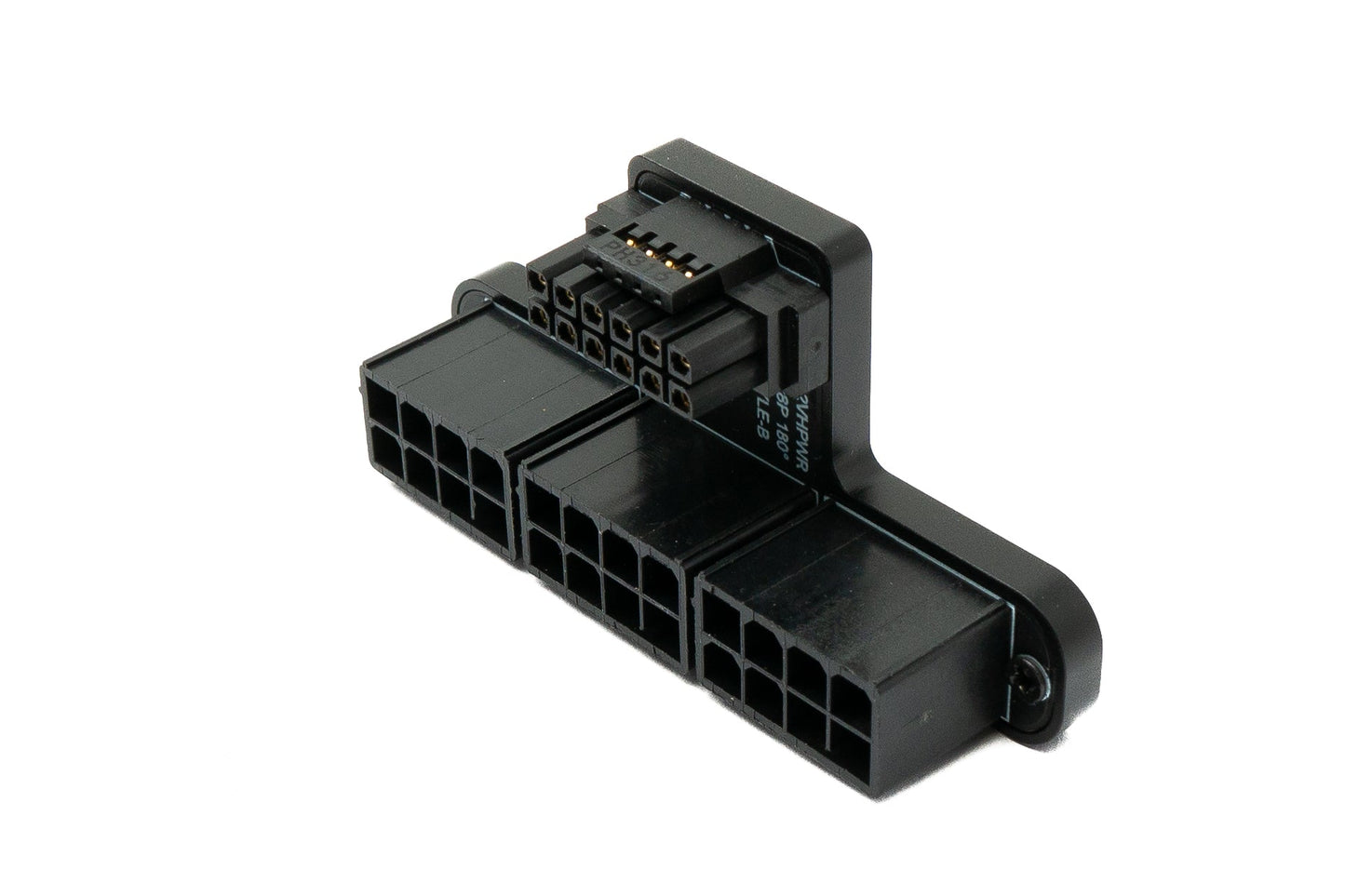SYSTEM-S ATX3.0 Adapter PCI-E 5.0 12 Pin Buchse zu 24 Pin Stecker Up Angled Winkel für RTX 5090Ti 4080