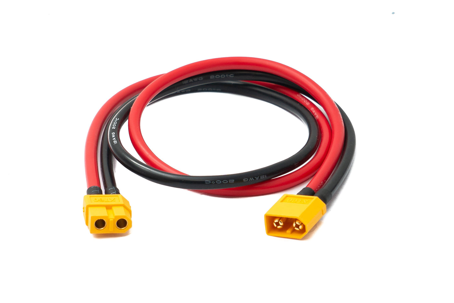 SYSTEM-S XT60 12AWG Kabel 50 cm Stecker zu Buchse Verlängerung für Solarpanel Solarmodul