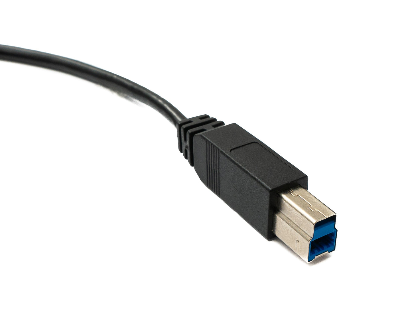 SYSTEM-S USB 3.0 Kabel 50 cm Micro B Buchse zu 3.0 Typ B Stecker Panel Mount Schraube 5 Gbit/s 100W