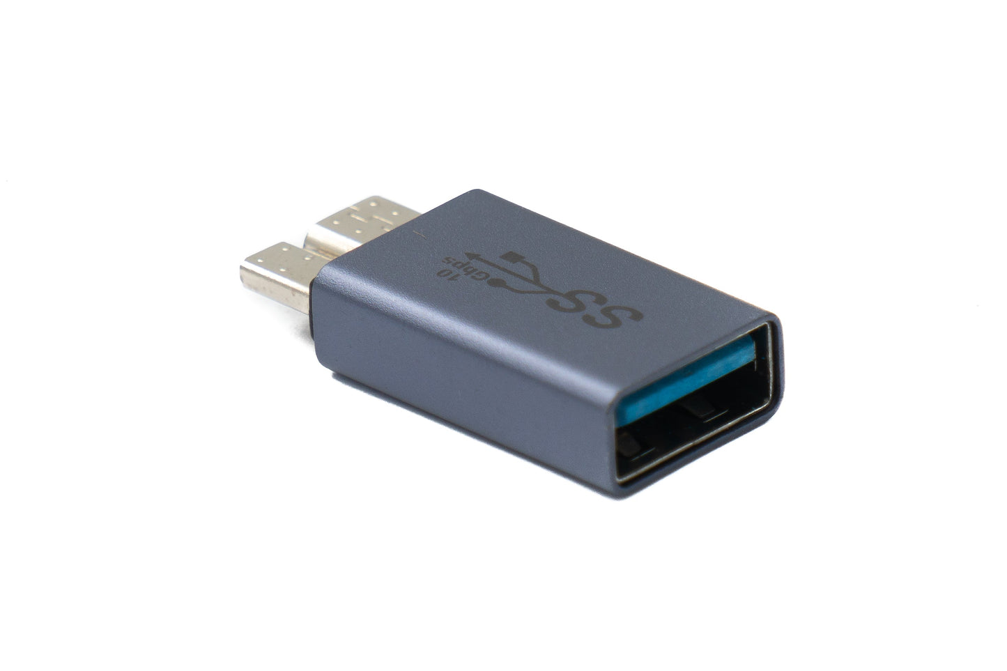 SYSTEM-S USB 3.0 Adapter Typ A Buchse zu Micro B Stecker unidirektional Kabel 5 Gbit/s 100W