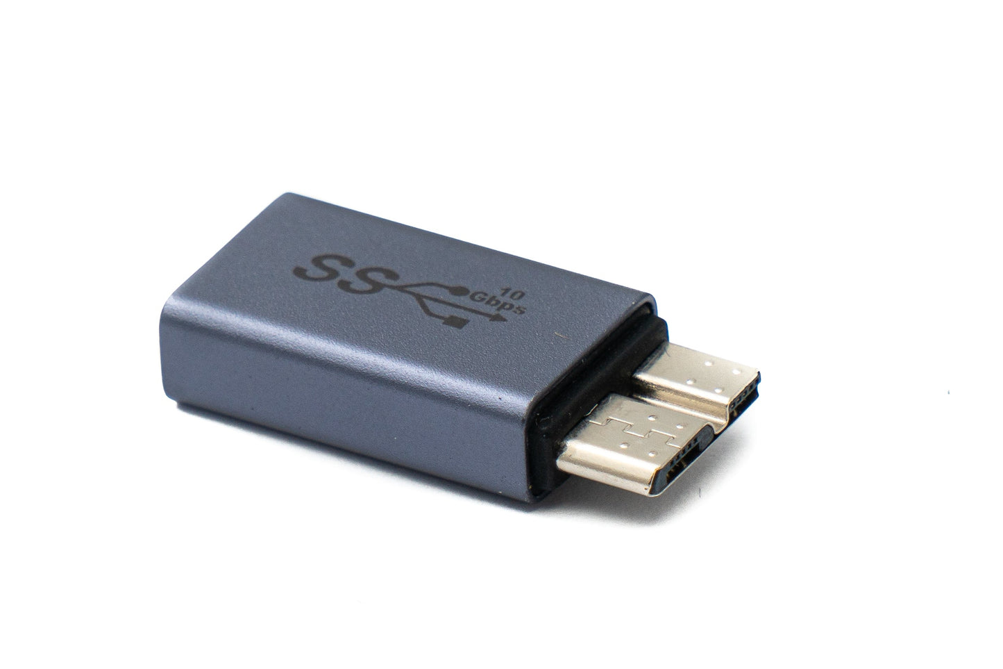 SYSTEM-S USB 3.0 Adapter Typ A Buchse zu Micro B Stecker unidirektional Kabel 5 Gbit/s 100W