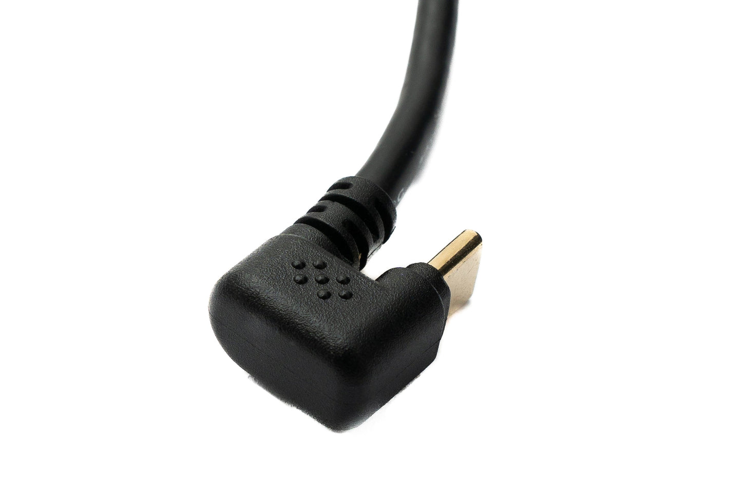 SYSTEM-S USB 3.1 Kabel 30 cm Typ C Stecker zu 3.0 A Stecker 180° U Turn Winkel abwärts gewinkelt Adapter 5 Gbit/s 100W