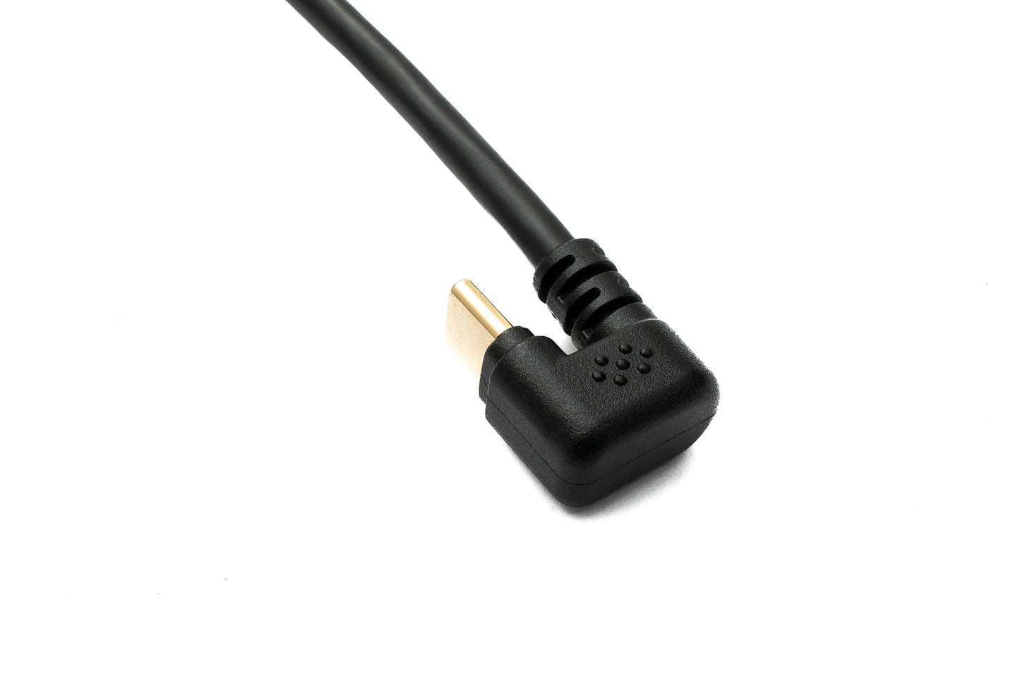 SYSTEM-S USB 3.1 Kabel 30 cm Typ C Stecker zu 3.0 A Stecker 180° U Turn Winkel links gewinkelt Adapter 5 Gbit/s 100W