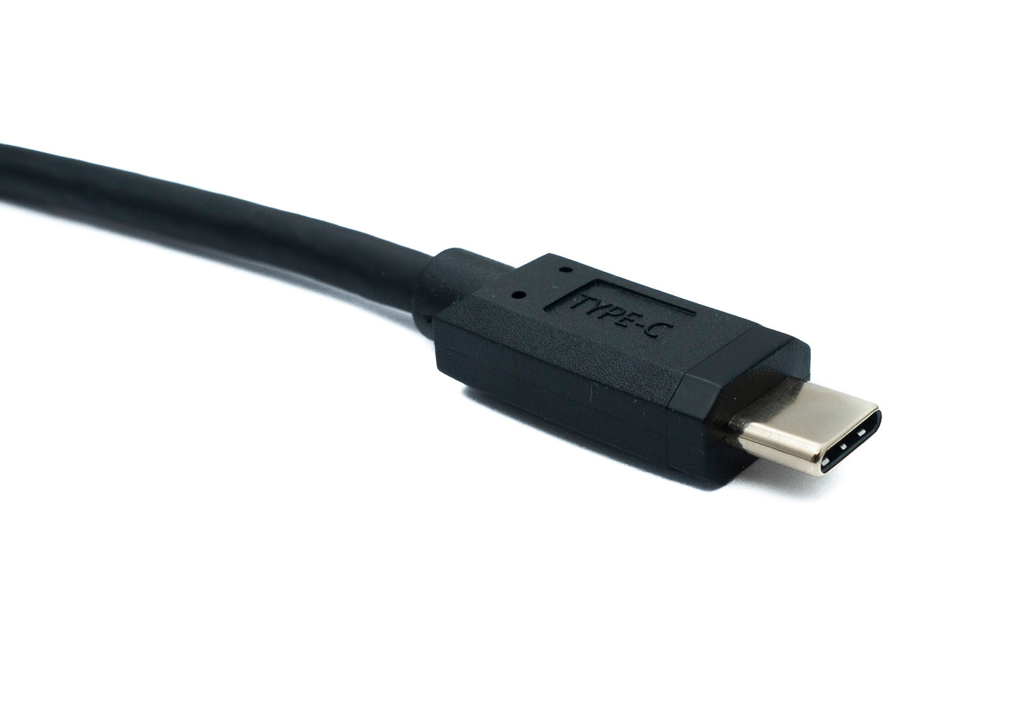 SYSTEM-S USB 3.1 Gen 2 cable 30 cm Type C male to male double screw angled up down 10 Gbit/s