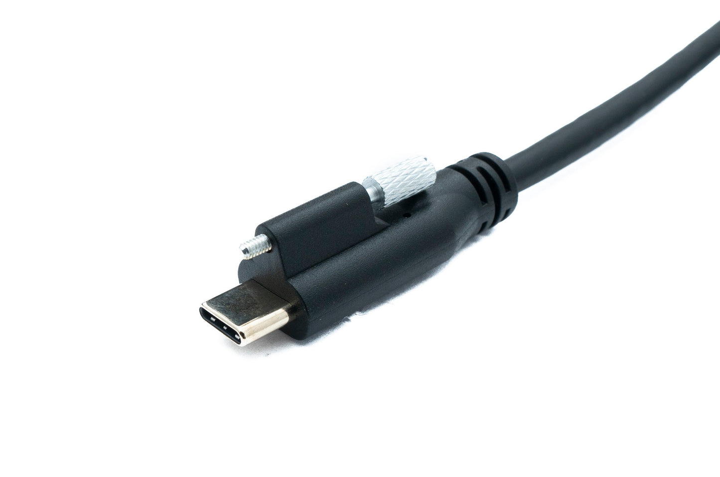 SYSTEM-S USB 3.1 Gen 2 Kabel 200 cm Typ C Stecker zu Stecker Single Double Screw Winkel Up Down 10 Gbit/s 100W