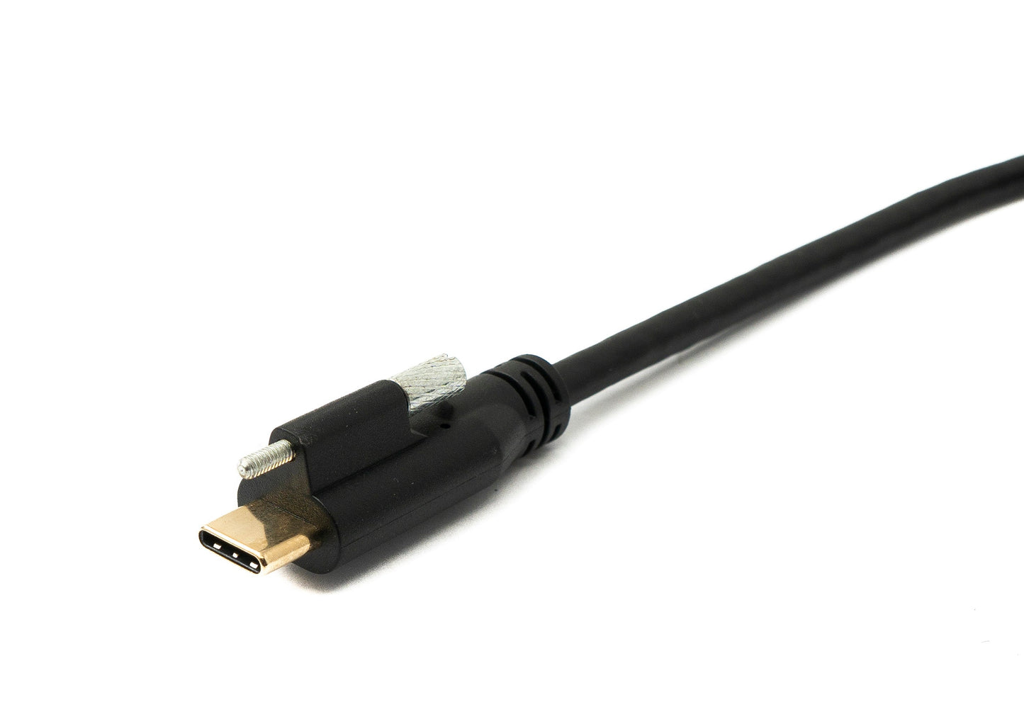 SYSTEM-S USB 3.1 Gen 2 Kabel 2 m Typ C Stecker zu Stecker Panel Mount 10 Gbit/s 100W