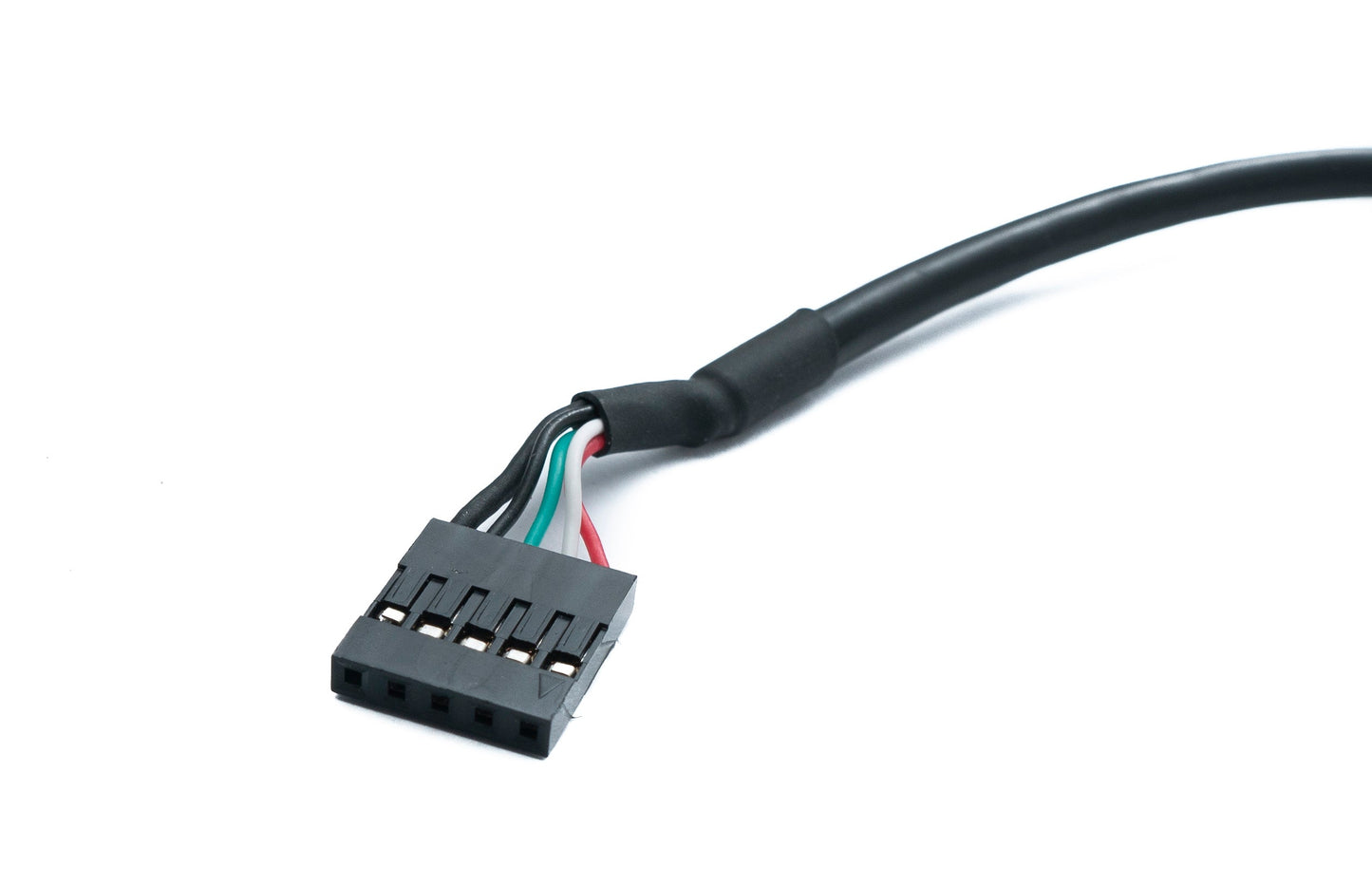 SYSTEM-S USB 2.0 Kabel 30 cm Typ A zu Steckverbinder mit 2,54 mm Rastermaß Panel Mount