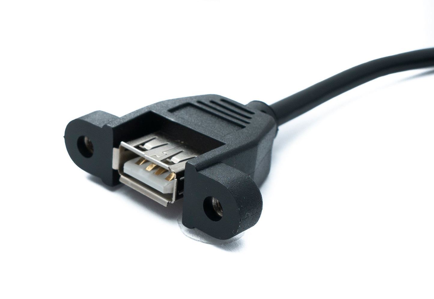 SYSTEM-S USB 2.0 cable 50 cm Type A to 2.54 mm pitch panel mount connector