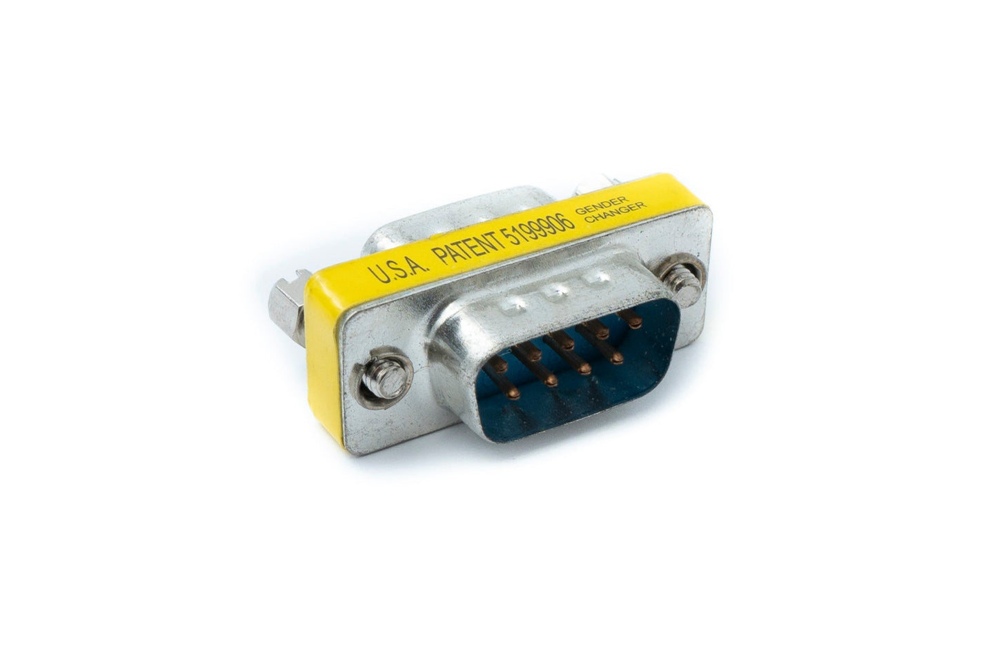 SYSTEM-S D Sub9 adapter 9 pin male to male DB9 cable in gray for RS232
