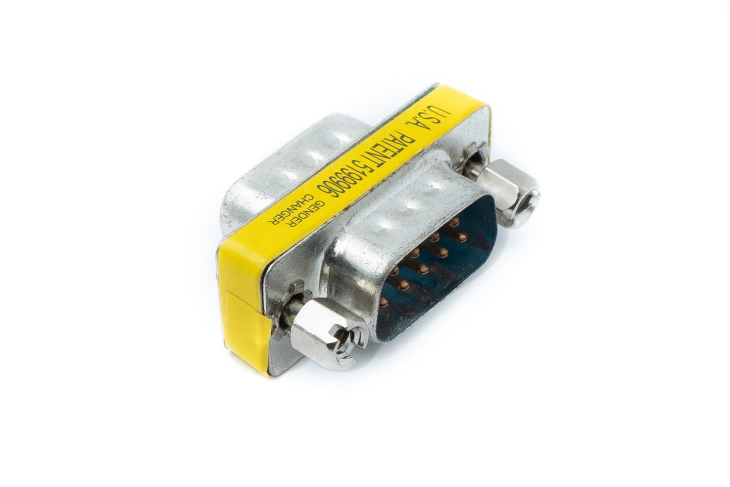 SYSTEM-S D Sub9 Adapter 9 Pin Stecker zu Stecker DB9 Kabel in Grau für RS232