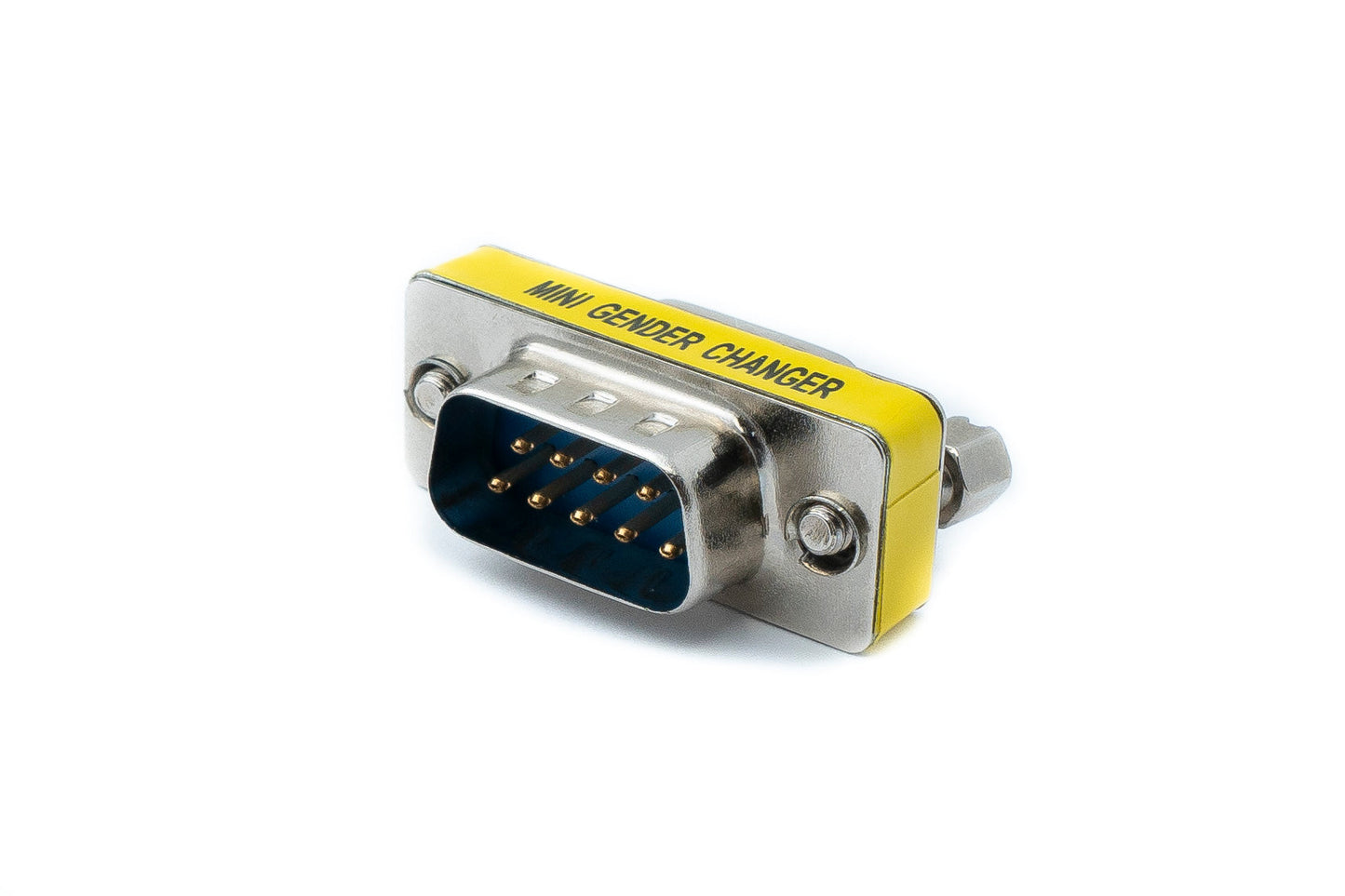 SYSTEM-S D Sub9 Adapter 9 Pin Stecker zu Buchse DB9 Kabel in Grau für RS232