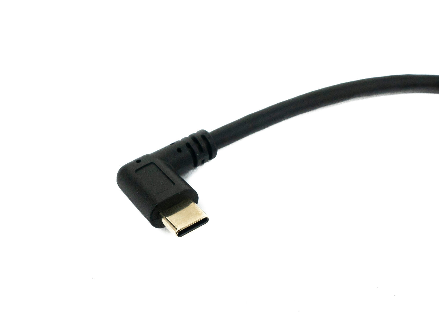 SYSTEM-S USB 3.1 Kabel 25 cm Typ C Stecker zu 3.0 Typ A Stecker Right Angled Winkel