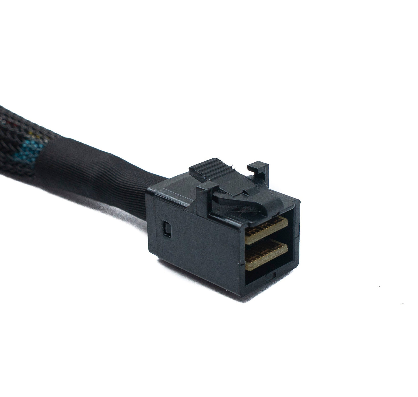 SYSTEM-S SFF-8643 Kabel 100 cm Mini SAS HD zu SFF-8087 Adapter für SSD Festplatte Motherboard