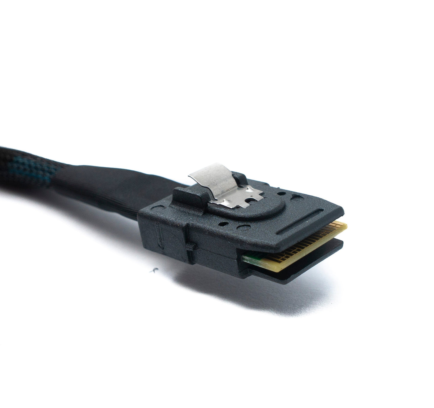 SYSTEM-S SFF-8643 Kabel 100 cm Mini SAS HD zu SFF-8087 Adapter für SSD Festplatte Motherboard