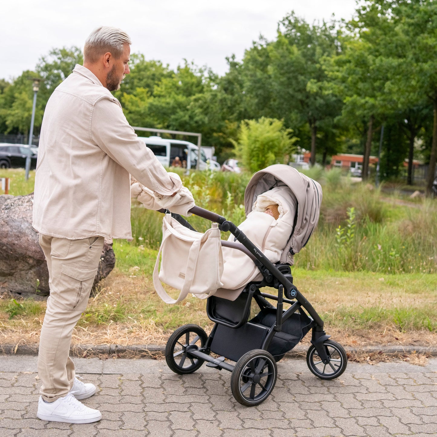 Winterfußsack Kaschmir – luxuriös & warm für Kinderwagen & Autoschale