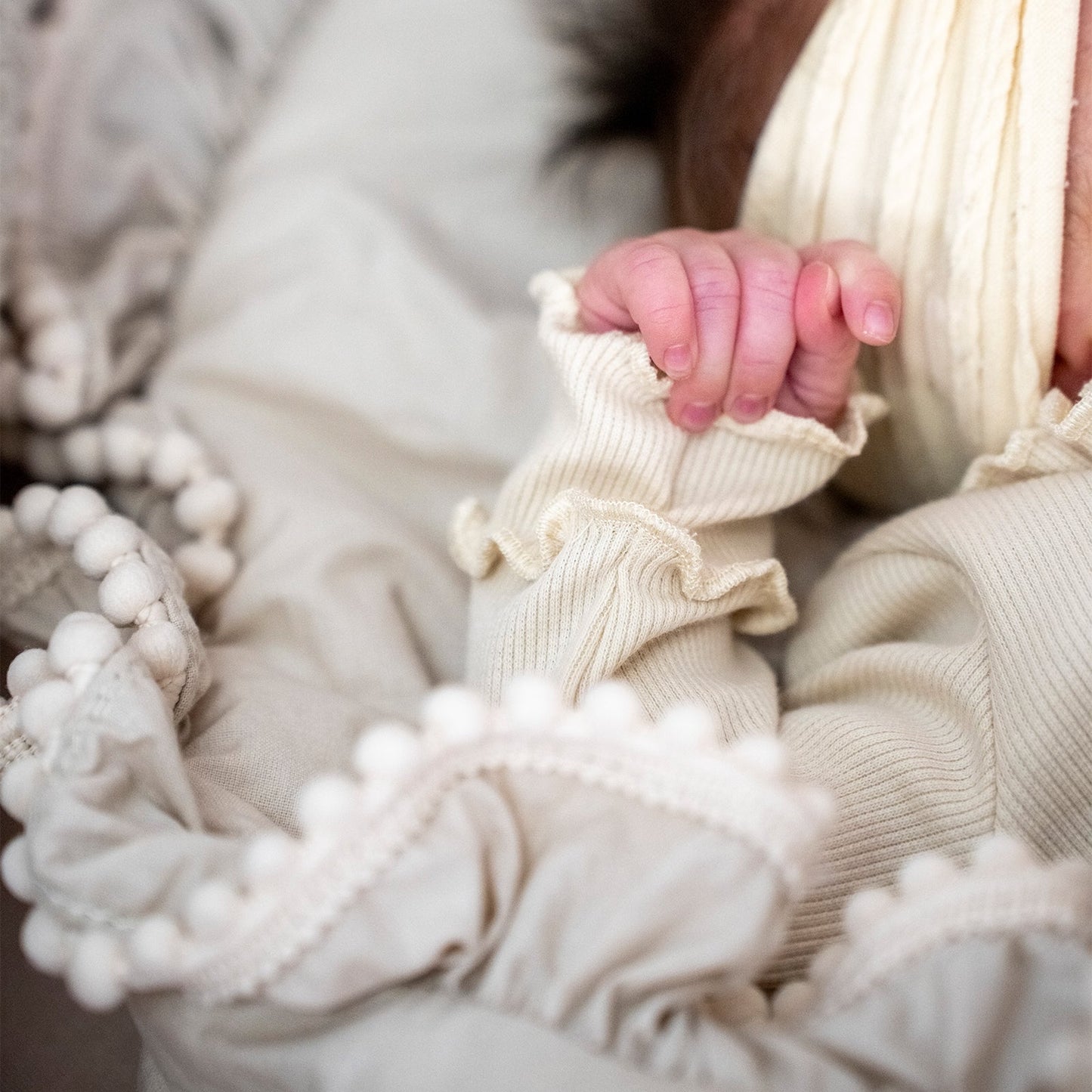 Babyhörnchen Boho für Babys – Puckdecke & Einschlagsdecke