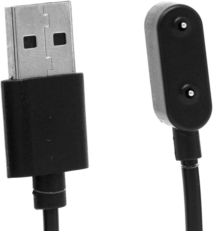 SYSTEM-S USB 2.0 Kabel 100 cm Ladekabel für Huawei Band 7 6 Pro Watch Fit Mini Smartwatch