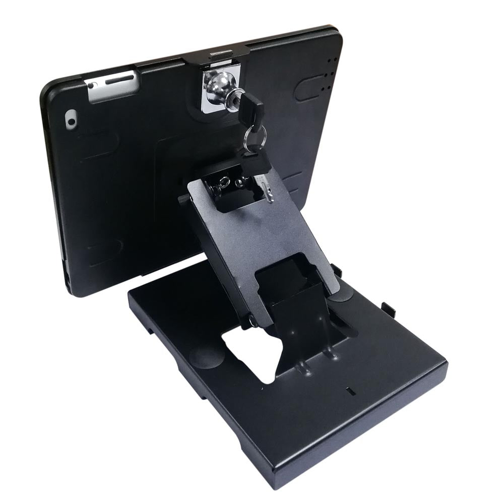 SYSTEM-S Abschließbare Tisch und Wandhalterung für iPad Pro 12,9 (2015, 2017) A1670 A1671 A1584 A1652