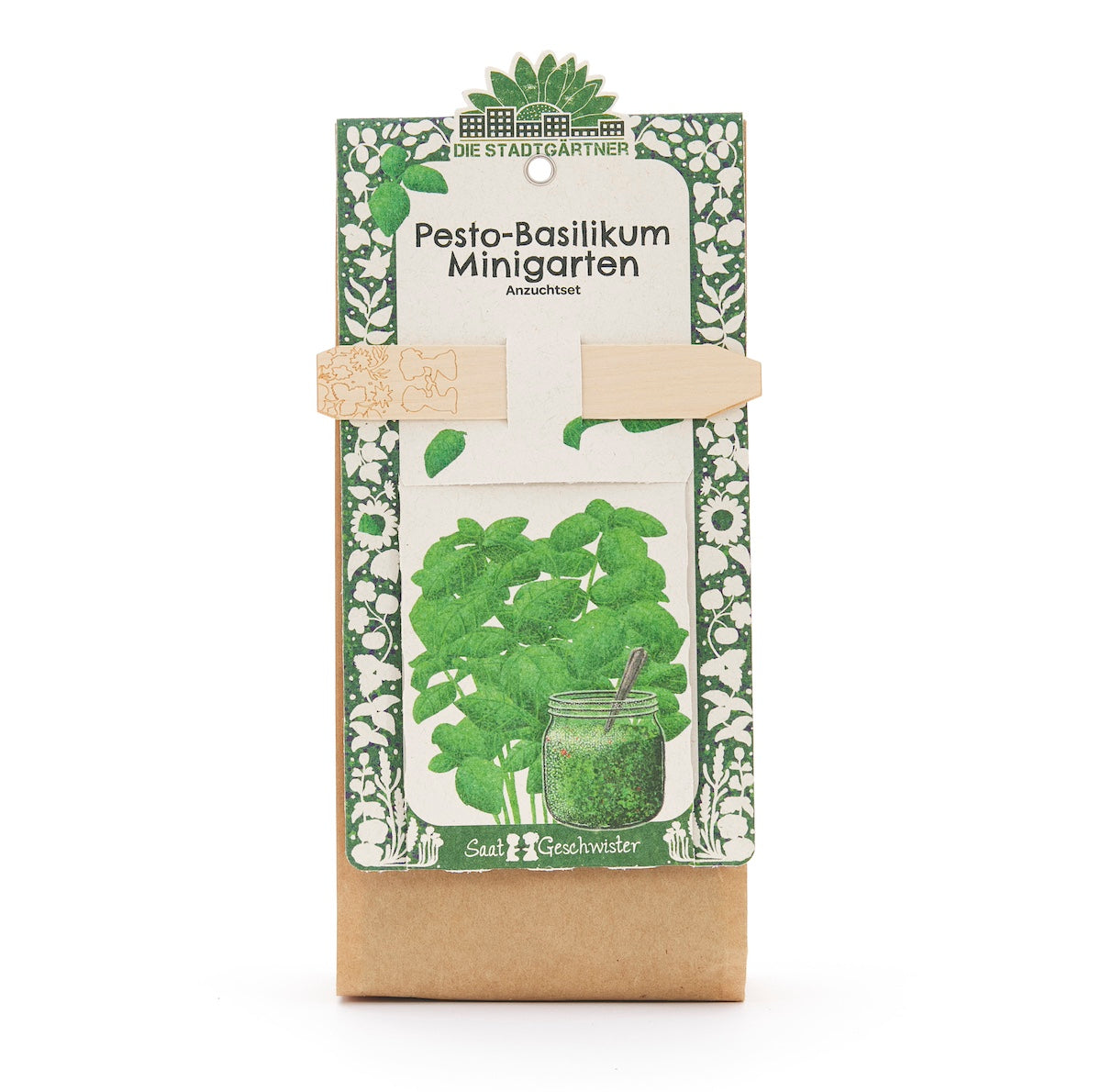 Growing kit – mini garden organic basil