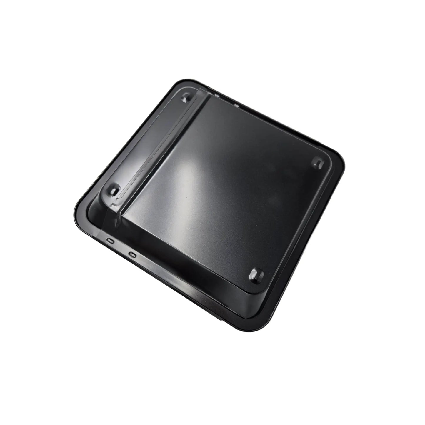 Backblech ausziehbar antihaftbeschichtet Carbonstahl Metall 33x33- 52 cm Schwarz