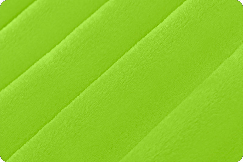 Shannon Minky Cuddle 3 - Dark Lime