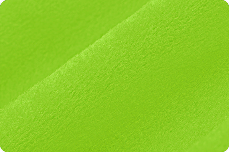 Shannon Minky Cuddle 3 - Dark Lime