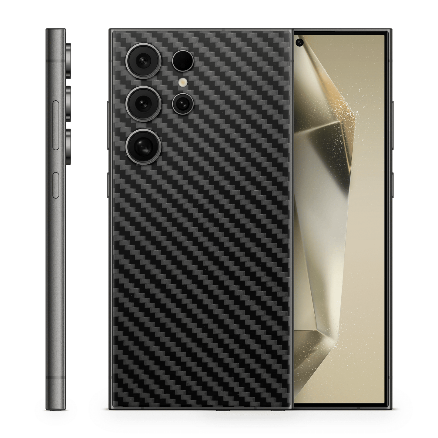 Galaxy S24 Ultra Skin Carbon Schwarz