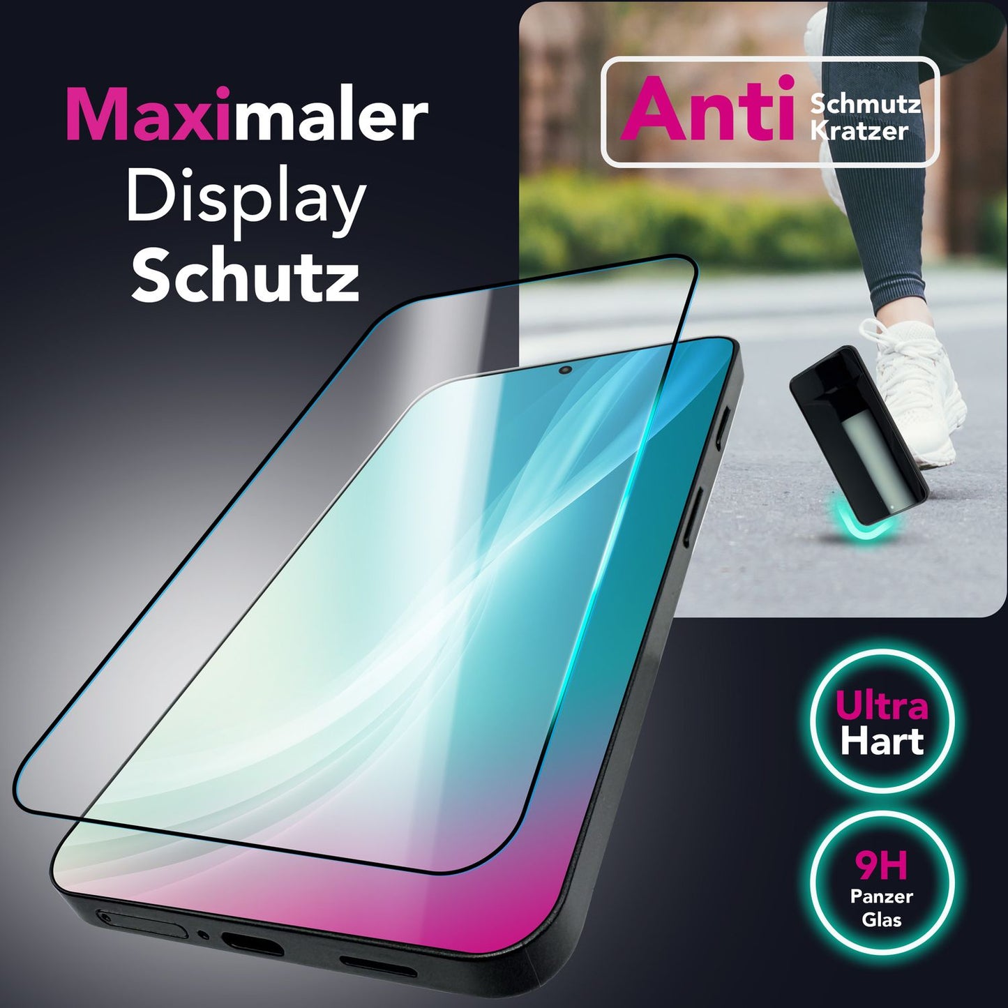 NALIA 2x Schutzglas für Xiaomi 15 Ultra – Full-Screen Schutz 9H & Hüllenfreundlich – ARMORGLASSX (Display Glasfolie Transparent & 9H Härte) – Marke aus Berlin