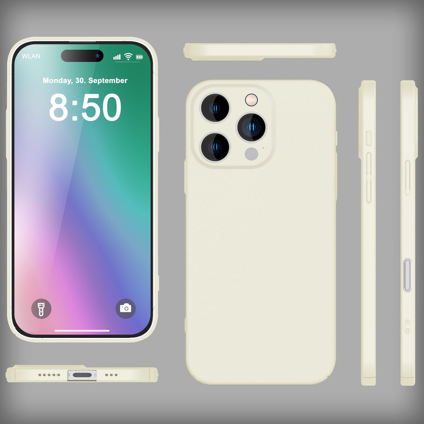 NALIA Ultra Slim Hardcase für iPhone 16 Pro Max – Anti-Fingerabdruck & 0.5mm Dünn – PUREFIT (Matt & Leicht) – Marke aus Berlin