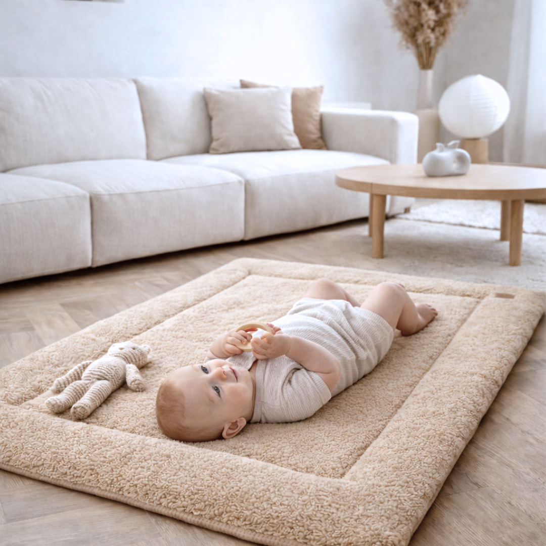 Teddy Boucle play mat - modern & cuddly