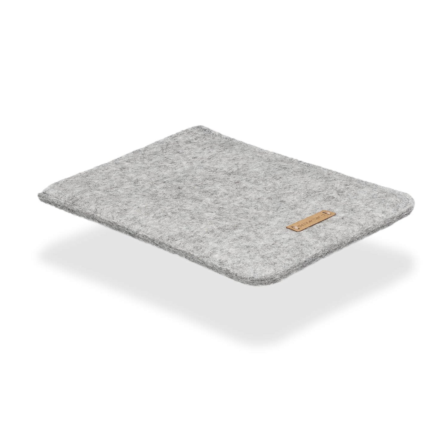 Hülle für Kindle Paperwhite 10 | aus Filz und Bio-Baumwolle | hellgrau - stripes | Modell "LET"