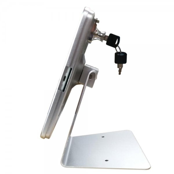SYSTEM-S Tischhalterung 180° Ständer abschließbar für Microsoft Surface Pro 8 13.0" Grau