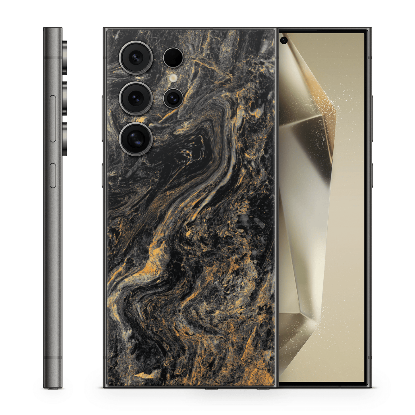 Galaxy S24 Ultra Skin Gold Black