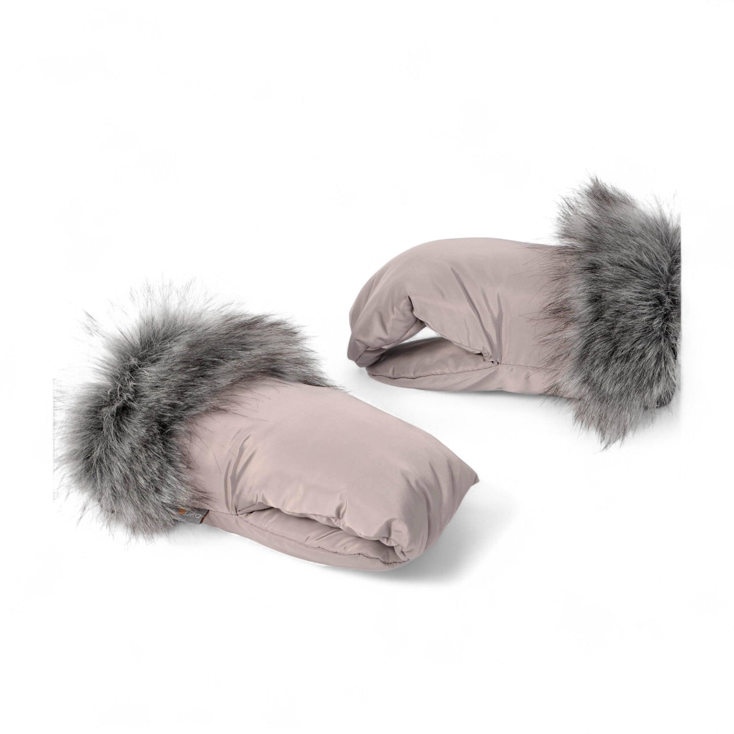 Hand warmers with fur for strollers – stylish, warm & water-repellent
