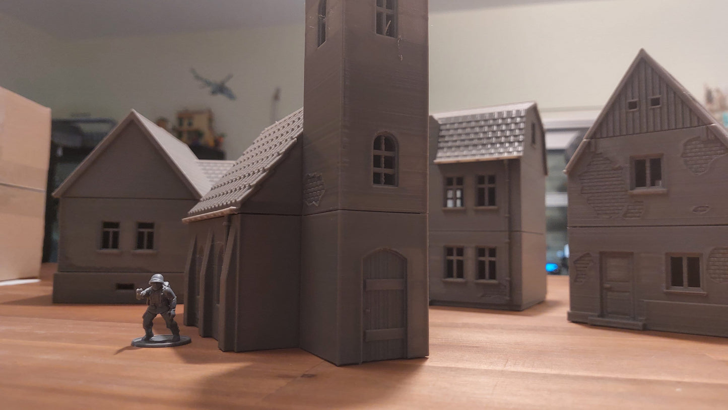 Polish Village Set (VOLUME 1) - Tabletop Wargaming WW2 Terrain | Miniature 3D Printed Model | Flames of War - Zona Alfa