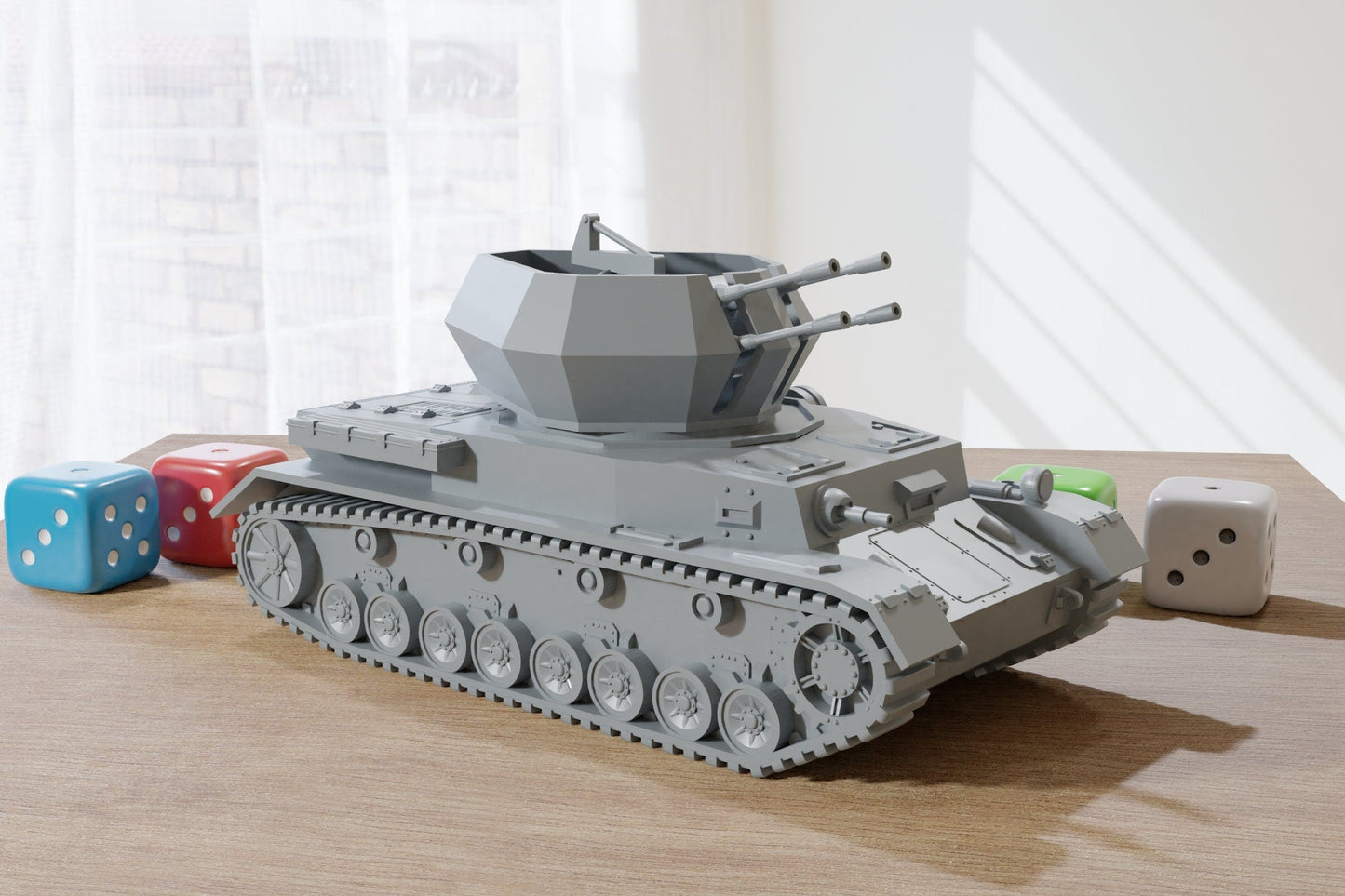 Flakpanzer IV Whirlwind - WW2 German Tank - 3D Resin Printed 28mm / 20mm / 15mm Miniature Tabletop Wargaming Vehicle