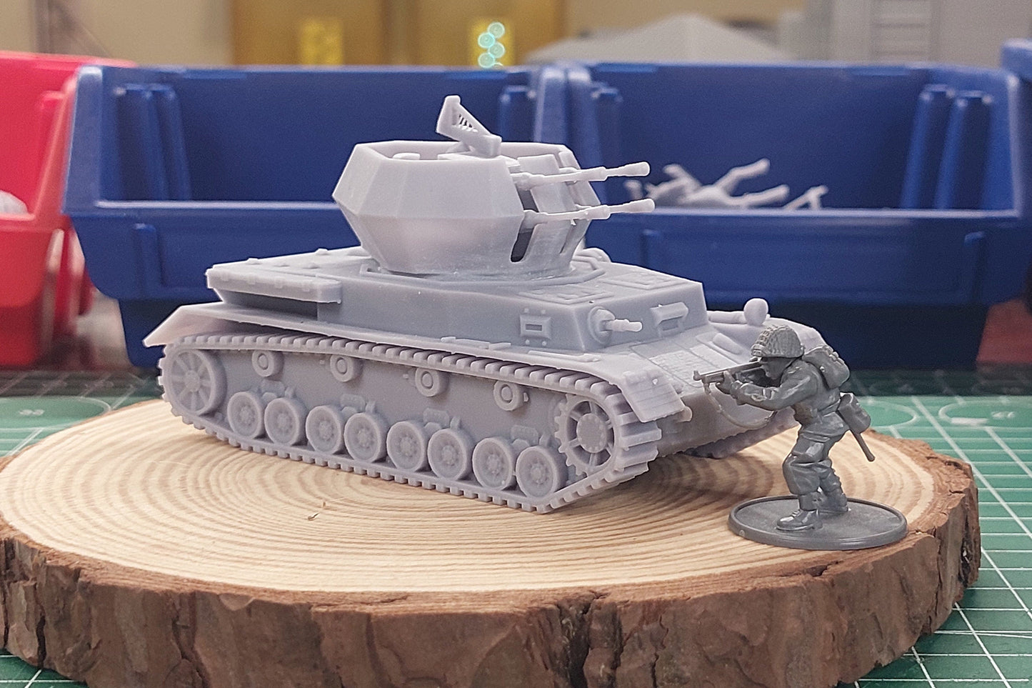Flakpanzer IV Whirlwind - WW2 German Tank - 3D Resin Printed 28mm / 20mm / 15mm Miniature Tabletop Wargaming Vehicle