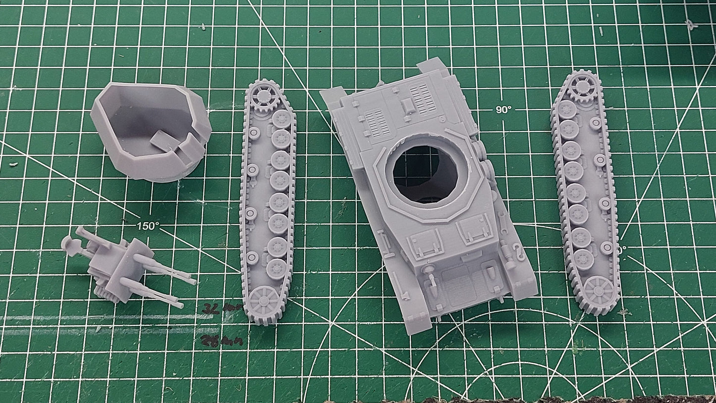 Flakpanzer IV Whirlwind - WW2 German Tank - 3D Resin Printed 28mm / 20mm / 15mm Miniature Tabletop Wargaming Vehicle