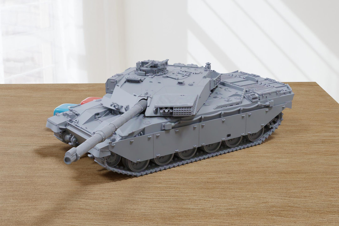 FV4030/4 Challenger I - British Army Main Battle Tank - 3D Printed Miniature Tabletop Wargaming Combat Vehicle 28mm / 15mm Scale