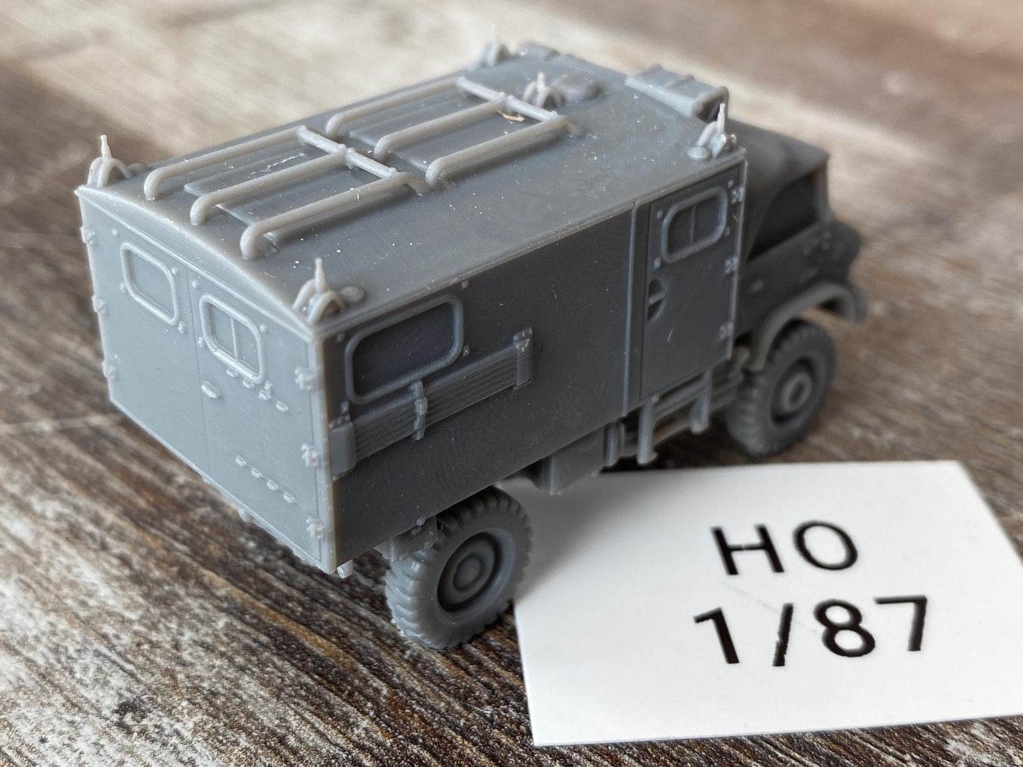 Unimog Radio Case (Radio) - 3D Printed - 28mm Scale - Miniature Wargaming Vehicle - Tabletop Wargames - Model Railroad