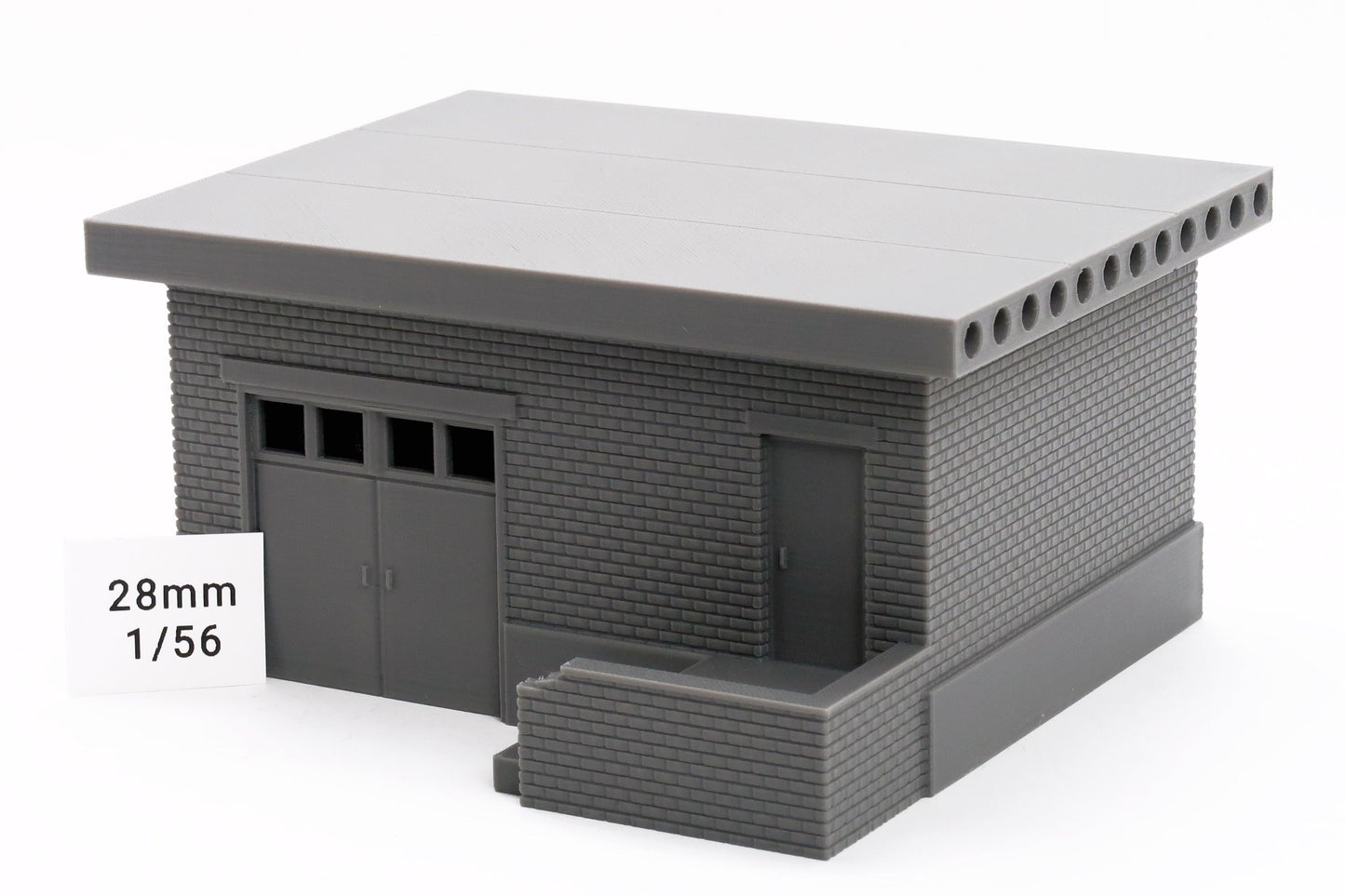 Soviet Mid Size Utilities Shed - Zona Alfa / Cold War in the East - 3D Printed Miniature Wargaming Terrain 28mm / 20mm / 15mm Scale