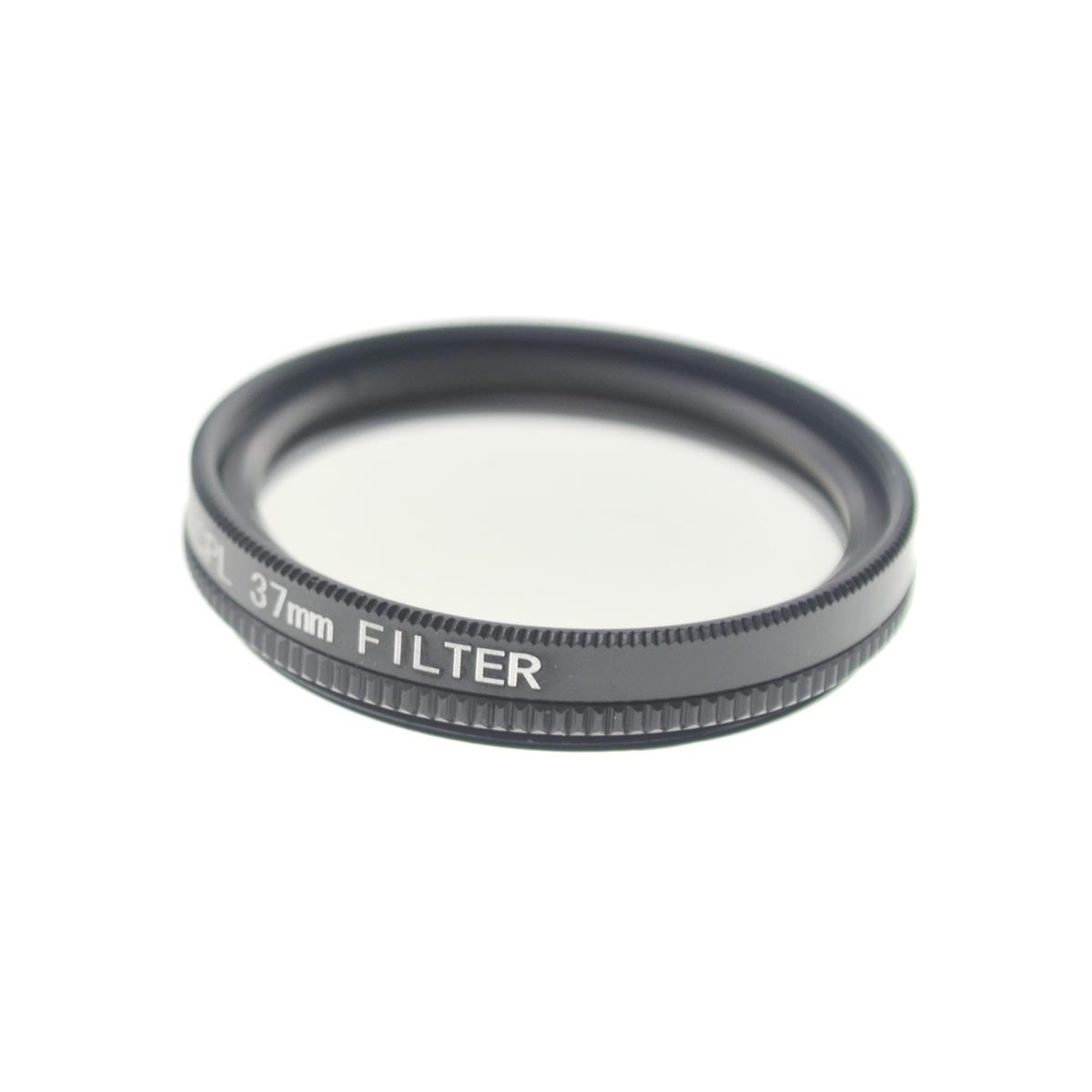 SYSTEM-S CPL Filter 37mm Circular Polarizer Linse Schwarz mit Hülle für iPhone 12 Pro Max
