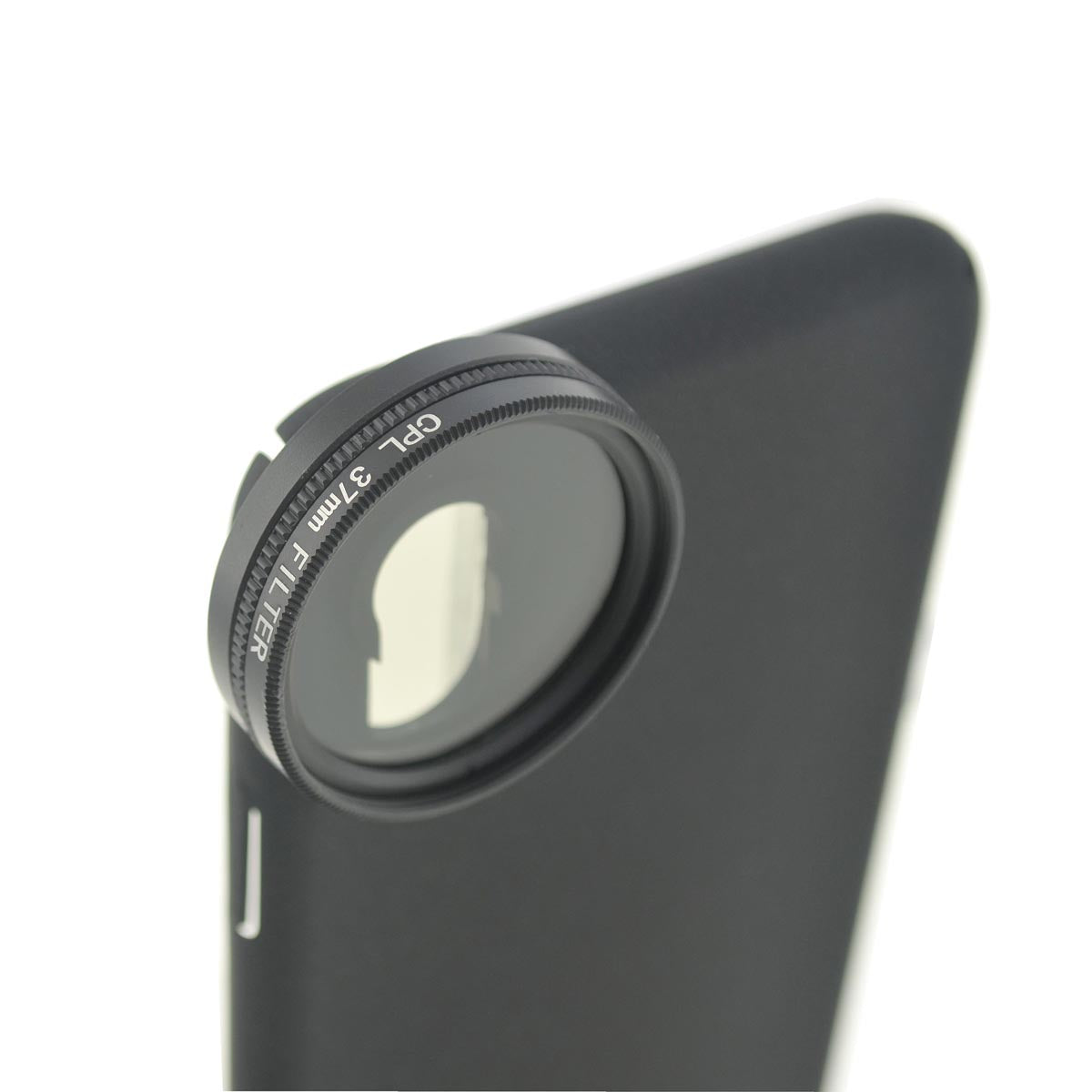SYSTEM-S CPL Filter 37 mm Circular Polarizer Lens in Black with Case for iPhone XS Max