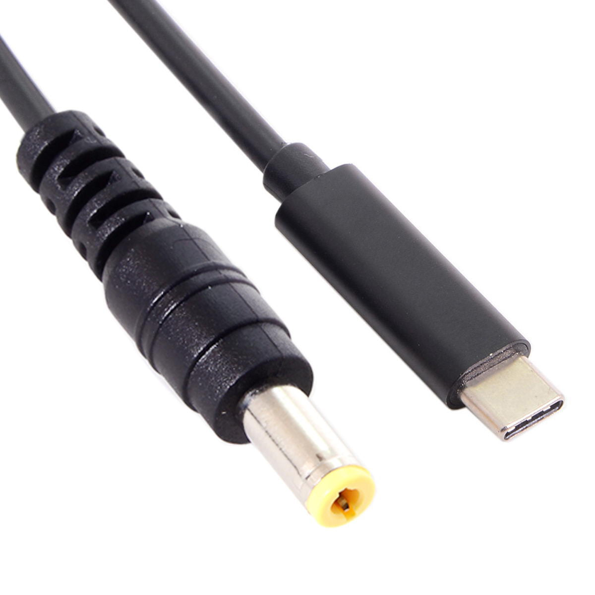 SYSTEM-S USB 3.1 Kabel 145 cm Typ C Stecker zu DC 20 V 5,5 x 1,1 mm Stecker