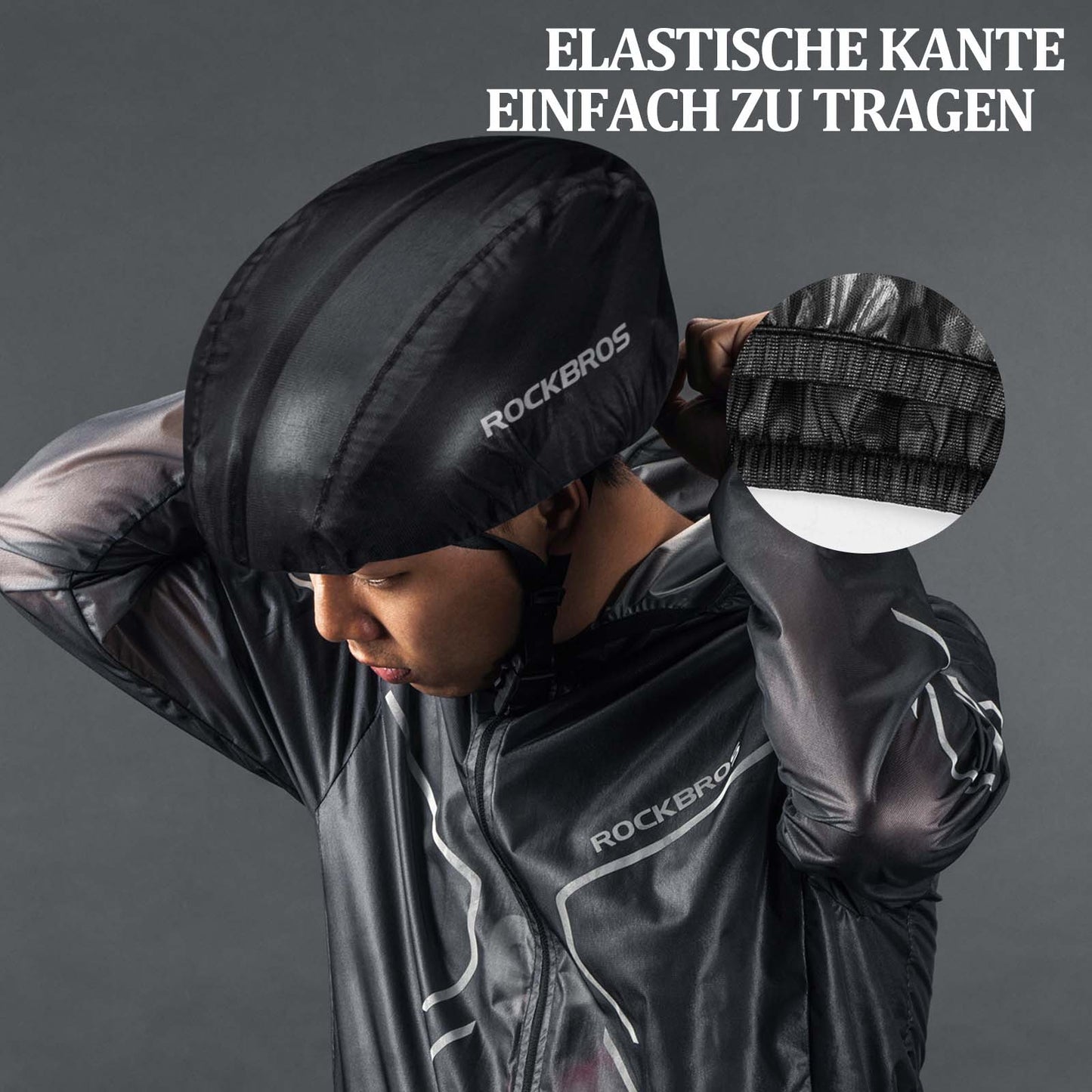 ROCKBROS Helm Cover wasserdicht staubdicht Helmüberzug für Fahrradhelm
