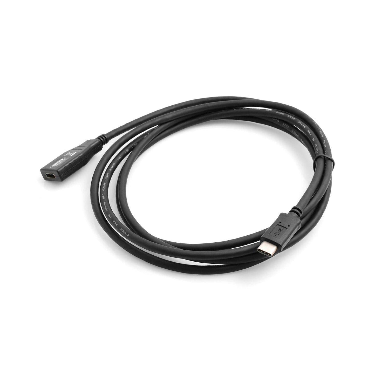 System-S Verlängerung 2m USB 3.1 Type C (female) zu USB 3.1 C (male) Kabel